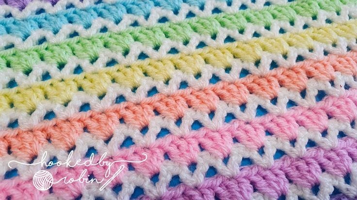 Read more about the article Crochet Granny V-Stitch Free Pattern