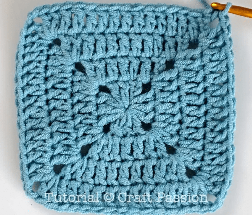 Solid Granny Square Crochet