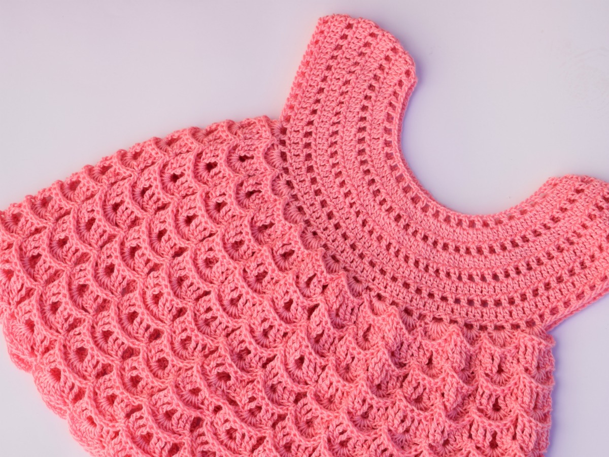 Read more about the article Easy Crochet baby Dress Pattern