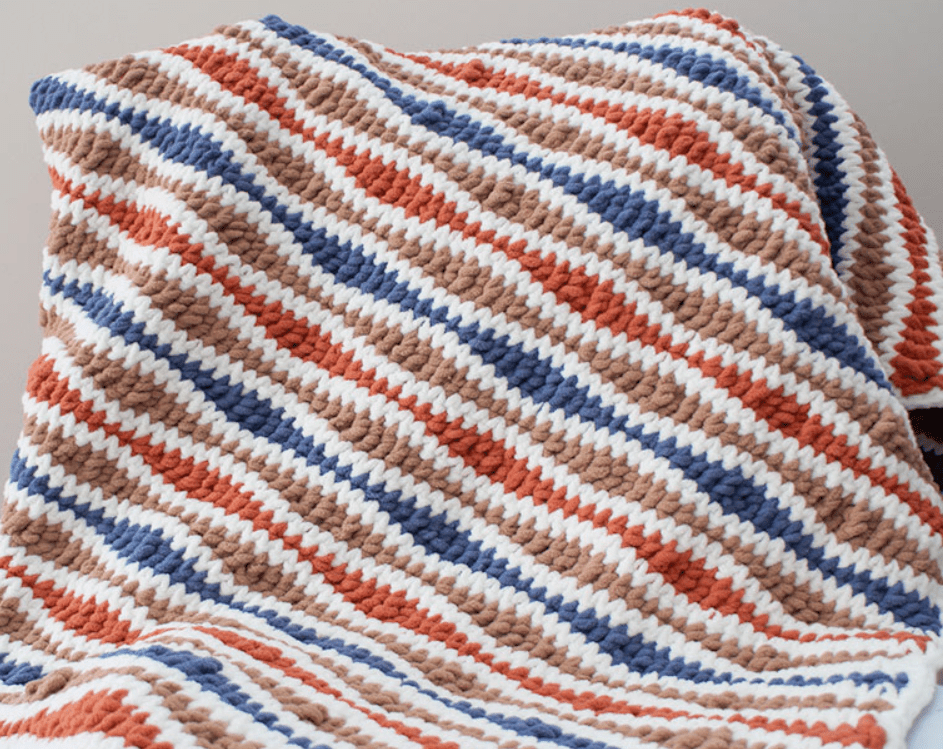 Wavelength Mile-A-Minute Afghan Blanket