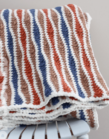 Read more about the article Wavelength Mile-A-Minute Afghan Blanket Pattern