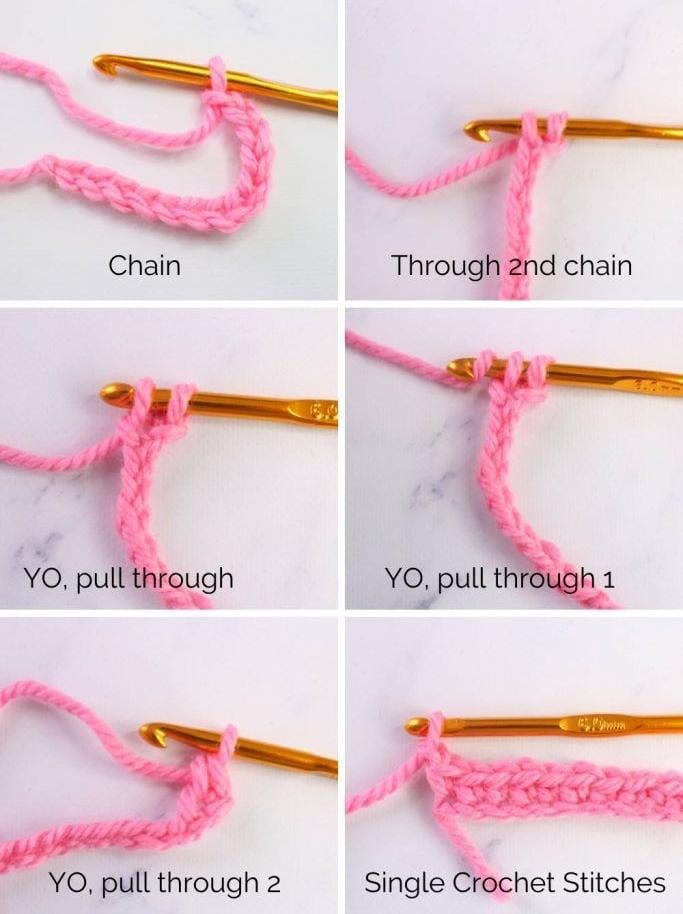 single crochet stitch