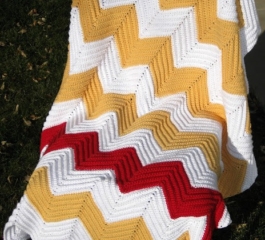 Chevron Blanket Free Pattern