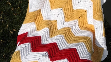 Chevron Blanket Free Pattern