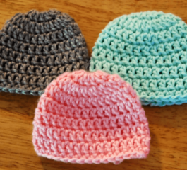Baby Preemie Hats Pattern