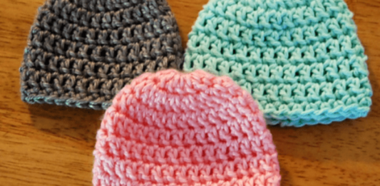 Baby Preemie Hats Pattern