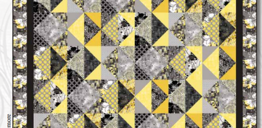 Black, White & Citrus Quilt pattern