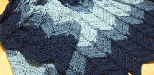 Jacob’s Ladder Ripple Afghan Tutorial