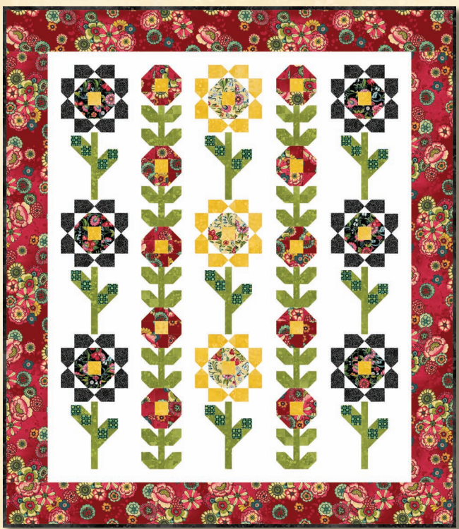 Read more about the article Flower Drops Quilt Pattern