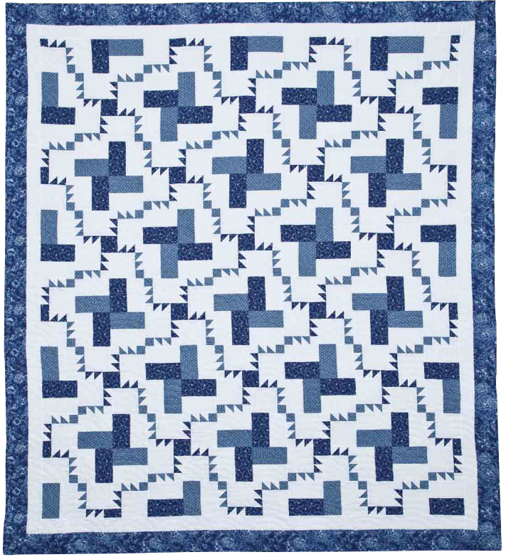 Blueberry Delight Quilt with Our Pattern