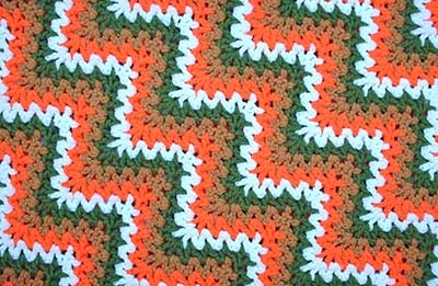 V-Stitch Ripple Pattern