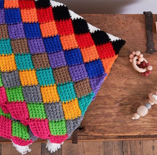 Entrelac Crochet Pattern