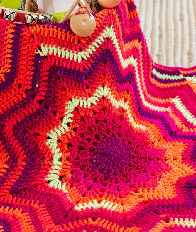 Read more about the article Star Blanket Crochet Pattern
