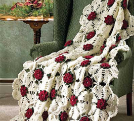 Snowflake Rose Afghan Pattern PDF