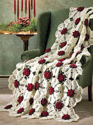 Snowflake Rose Afghan Pattern