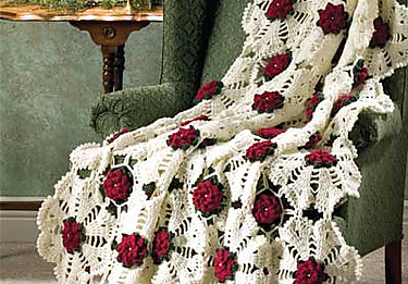 Snowflake Rose Afghan Pattern PDF