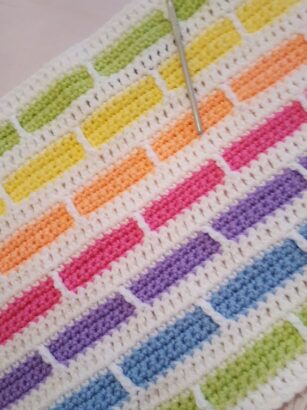 Brick Stitch Crochet Pattern