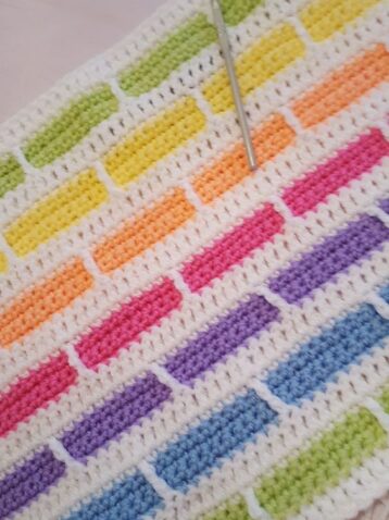 Brick Stitch Crochet Pattern