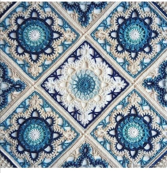 Turkish Crochet Square Pattern