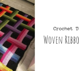 Crochet Woven Ribbon Afghan