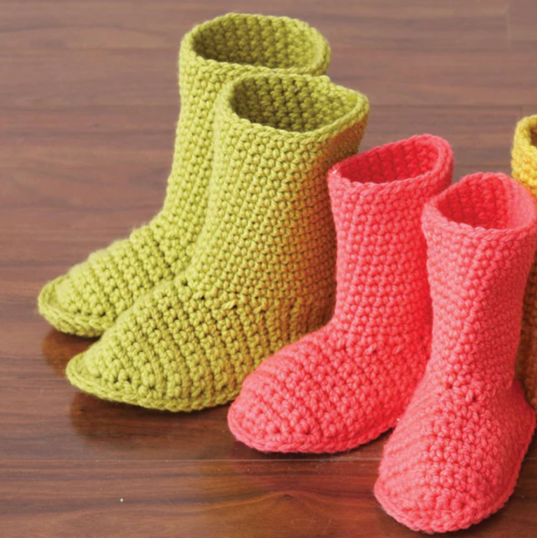 Read more about the article Crochet Slipper Boots Free Pattern