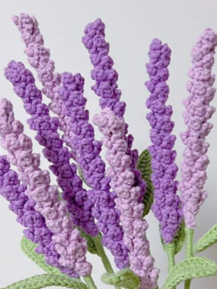 Crochet Lavender Flower Free Pattern