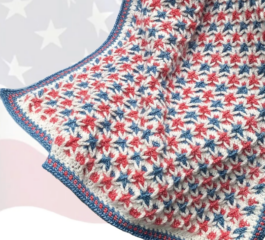 Star Crochet Blanket Free Pattern