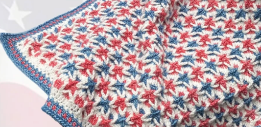 Star Crochet Blanket Free Pattern