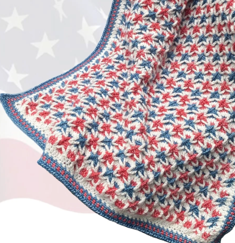 Read more about the article Star Crochet Blanket Free Pattern