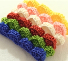 3D Marshmallow Stitch Crochet Free Pattern