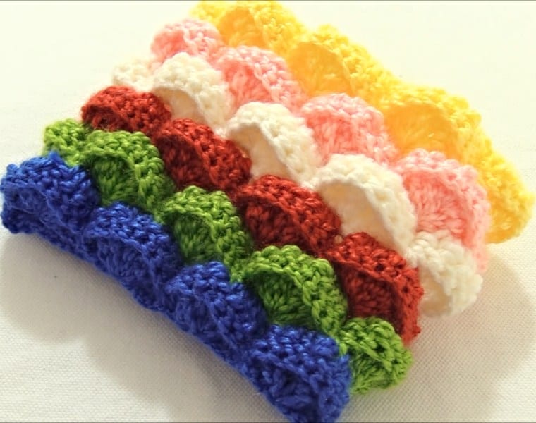 3D Marshmallow Stitch Crochet Free Pattern