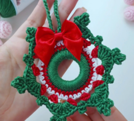 Crochet Wreath Free Pattern