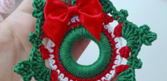 Crochet Wreath Free Pattern