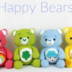 Happy Bears Amigurumi Free Pattern