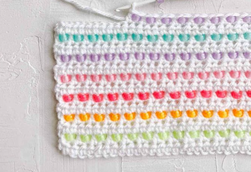 Weighted Beaded Blanket Crochet Pattern