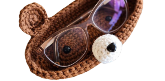 Teddy Bear Glasses Holder Pattern