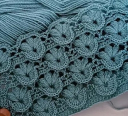 Crochet Rectangular Shawl Tutorial