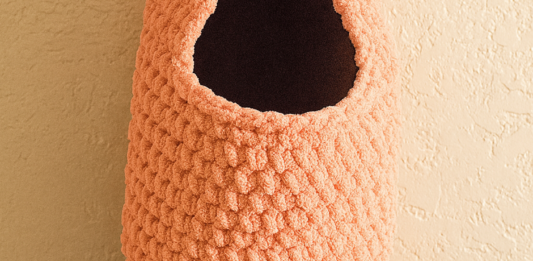 Funny Crochet Hanging Bag Monster Pattern