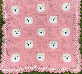 Bear Blanket Crochet – Free Pattern