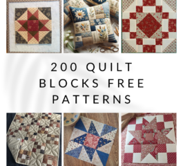 200 Quilt Blocks Free Patterns