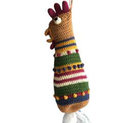Crochet Chicken Bag Holder Pattern