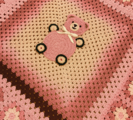 Teddy Bear Blanket Crochet Pattern