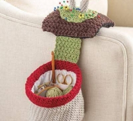 Mushroom Pincushion Crochet Pattern