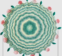 Heartfelt Bouquet Blanket Crochet Pattern