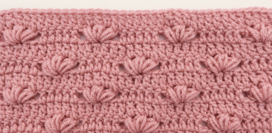 Bamboo Leaf Stitch Free Pattern