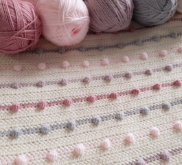Crochet Bobble Baby Blanket