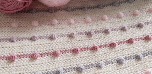 Crochet Bobble Baby Blanket